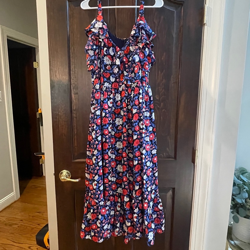 Kate Spade Floral Maxi Dress - Blue and Red - NWT - never worn!